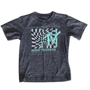 MTV Charcoal Gray Tee Size 4